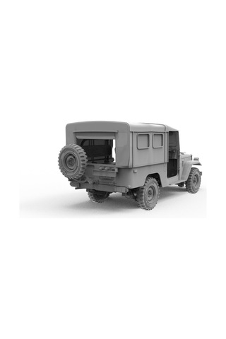 Ak 35004 1/35 Ölçek, Fj43 Tenteli Suv Idf Ve Laf Silahlı , Askeri Araç Plastik Model Kiti