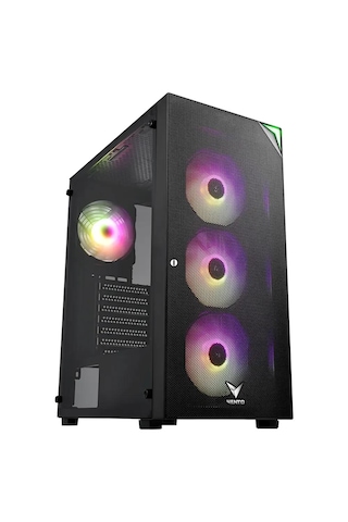 Vento Vg3400s Temperli Cam Rgb Atx Bilgisayar Kasası