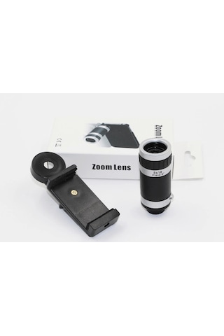 8x18 Zoom Teleskop Telefon Kamera Lensi Mini El Dürbünü Lisinya