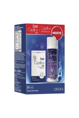 Ocean Capillus Men 60 Tablet + Capillus Şampuan 200 Ml Hediyeli