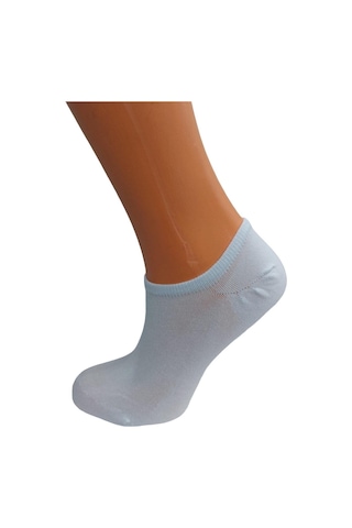 Kaliteli Modal Patik Kadın Çorap-beyaz Beyaz