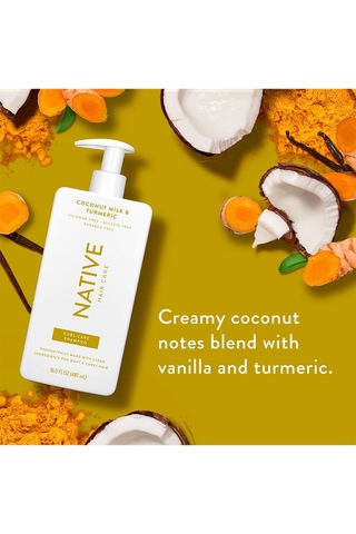 Native Coconut Milk & Turmeric Bukle Belirginleştirici Şampuan 487ml Tüm Saçlar
