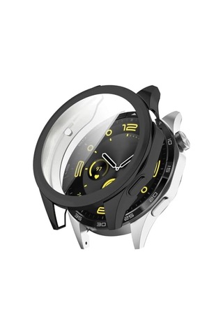 Gt4 46mm İle Uyumlu Tam Kapatan Toz Ve Kirden Koruyan Gt4 46mm İle Uyumlu Akıllı Saat Ekran Koruması Siyah