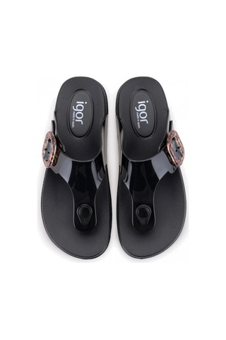 Igor S10364-002 Bari Kadın Terlik Siyah