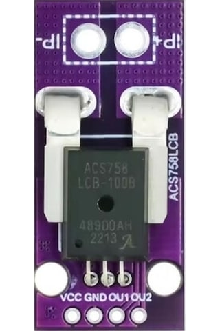 Acs758lcb 100a Lineer Hall Akım Sensörü Modülü