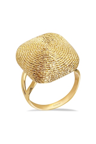 Gülaylar Altın 22 Ayar Sarı Altın Salyangoz Yüzük