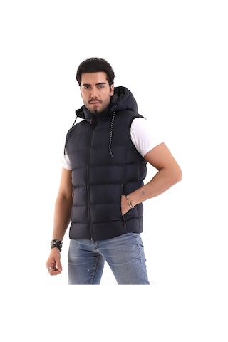 Euromoda Everest Erkek Spor Günlük Silikon Dolgu Çıkartılabilen Fermuarlı Lacivert