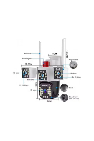 Ys-24 Pro Kamera İp Wifi Dış Mekan