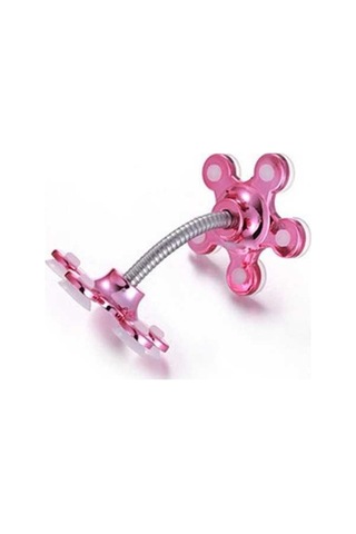 Sandwich Pembe Çift Yönlü Sıçramalı Tutucu, 4-6.5 Akıllı Telefonlar İçin, Tek Elle Navigasyon Stantı