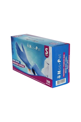 Pudrasız Mi Nitril Eldiven Küçük Boy S 100 Lü Paket