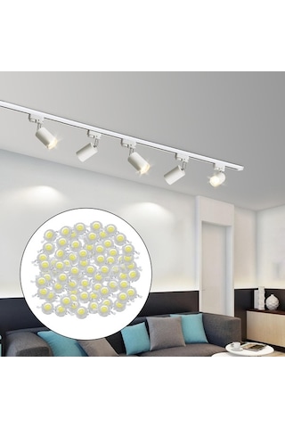 Trendooze Homyl Projektör Led Boncuk Çip, 100x, 3w Beyaz, Yüksek Parlaklık