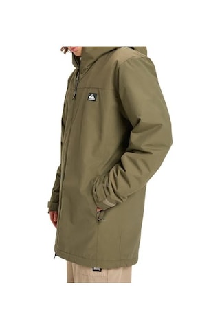 Quiksilver Quıksılver Overcast 3k Parka Erkek Iris Leaf - Solid Ceket Eqyjk04203-6490 Yeşil