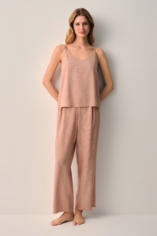 Suwen Petra Atlet Pantolon Pijama Takımı Sh26512660a023 Kahverengi