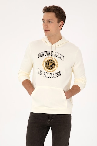 U.S. Polo Assn. Erkek Krem Sweatshirt 50308999-VR256