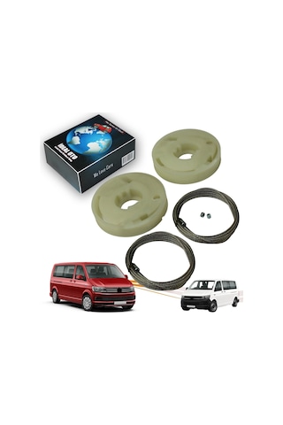 Volkswagen T5, T6 Caravella Orta Sürgü Kapı Tamir Takımı 7e1843872