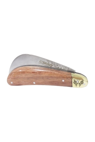 Dadaş 19 CM Bursa Aşı Bıçağı Eğri Ağız Ahşap Sap