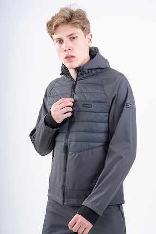 Maraton Sportswear Regular Erkek Kapşonlu Uzun Kol Outdoor Antrasit Ceket 20385 Antrasit