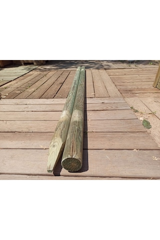 Emprenyeli Ahşap Direk Herek Kzık (Bağ Kzığı) 5 Çap 100cm 10'Lu