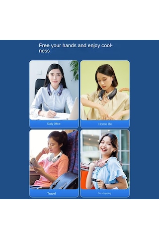 Ambition 1 Adet Asılı Neckfan Tip-c Dilsiz Çok Fonksiyonlu