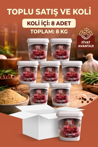 Et Bulyon 1000 G X 8 Adet - 1 Koli Koli Bazlı Avantaj Paketi