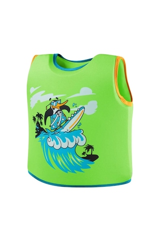 Speedo Printed Float Batmaz Çocuk Can Yeleği Yeşil