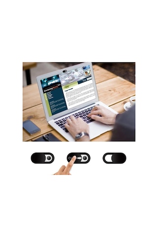 Laptop Ön Kamera Koruyucu - Gizli Koruma Kapağı - Webcam Kapatma