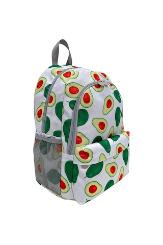 Superbag Kız Erkek Çocuk Ilkokul Çantası Avakado Desenli Sırt Çantası Beslenmelik Ve Kalemlik 3'lü