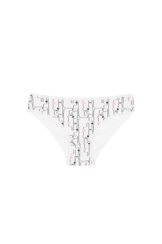 Nixci İntimates %95 Pamuk Normal Bel Kadın Külot Slip Bikini Külot Klasik Model Çok Renkli 1