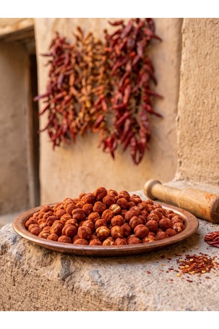 Özel Baharatlı Acılı Leblebi - Çıtır Taneli, Gurme Lezzet 1kg 1 KG