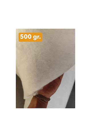 Vatka Elyaf 500gr./m² En:100cm/boy:200cm - Sarma Elyaf - Yorgan Elyafı - Mont Elyafı - Beyaz 500gr./m²