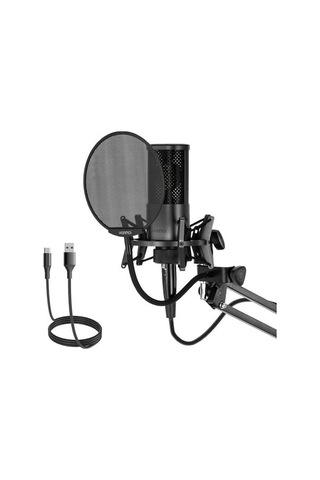 Yanmai Bilgisayar Standlı Mikrofon Profesyonel Podcast Mikrofon Kiti Tak Çalıştır Usb Kablolu Pc Dizüstü Bilgisay