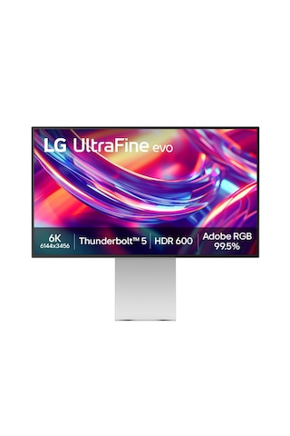 Lg 32u990a-s Ultrafine Evo 32" 5ms Gtg 60hz Hdmı+dp+type-c X3+thunderbolt 5 X2 6k 6144x3456 Displayhdr 600 Pivot Nano Ips Monitör