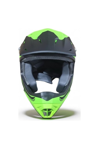 Asistan Full Face Tam Korumalı Kask 55-56 Yeşil