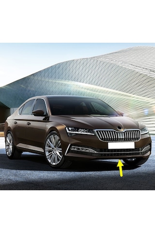 Skoda Superb 20-23 Ön Tampon Alt Orta Plastik Rüzgarlık 3v0807061