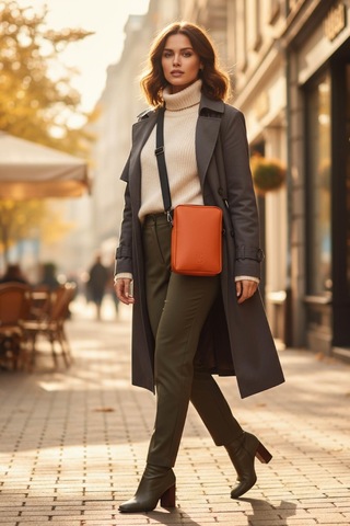 Brandsmithshop Tangerine Mandalina Glow Elegant Omuz Çantası Çok Renkli