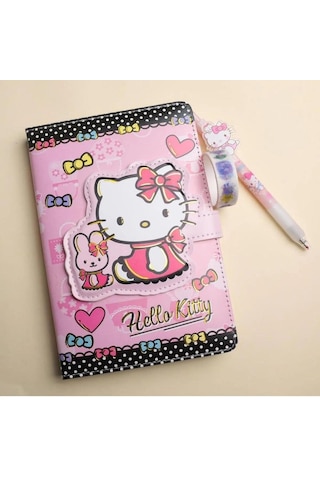 Sanrio Hello Kitty Defter- Kalem Bant Set-1
