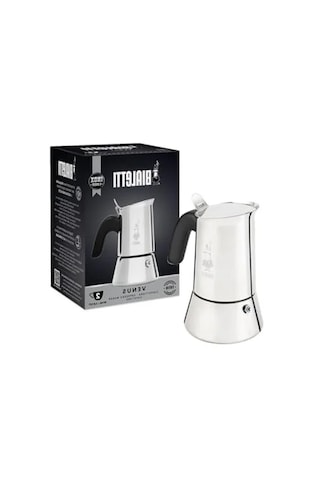 Ocak Üstü Espresso Pişirici, 85ml Kapasiteli Gümüş Renkli