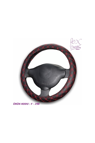 Geçmeli Direksiyon Kılıfı Özel Renkli Baklava Nakışlı Lux Model