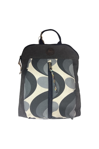 Vintage Kanvas Renkli Otantik Günlük Gezi Seyahat Sırt Çantası Lucas Bag 30 Cm X 37 Cm Siyah