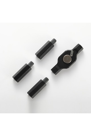 Wezone 24'lü Manyetik Ratchet Tornavida Seti - Ergonomik Tutamaklı, Alüminyum Çelik, Ev & Araç Tamiri İçin Sert Depo Kutusu Siyah