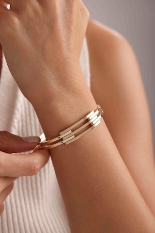 Altın Kaburga Kelepçe 3 Sıra Sarı Altın