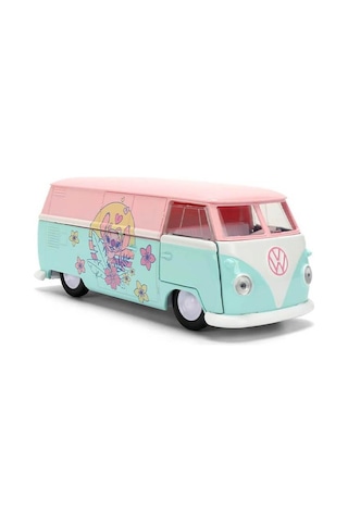 Jada Disney Stitch Angel Desenli 1961 Volkswagen Bus Metal Model Araç 1:32 9336358314r00
