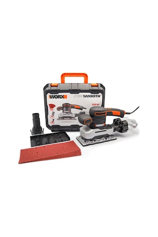 WORX WX642.1 270 W Profesyonel Devir Ayarlı Titreşimli Zımpara