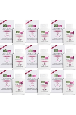 Sebamed İntim Likit 200ml Genital Bölge Temizleyici 9 Lu Set