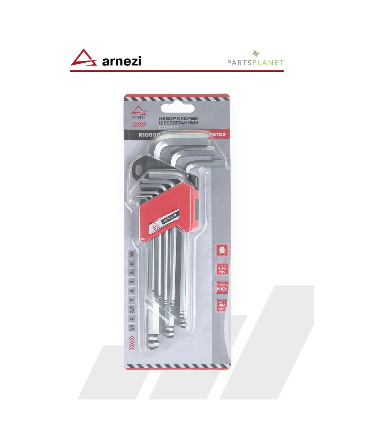 Arnezı Hex On Altıgen Anahtar Seti, Bilyalı Altıgen Anahtarlar 9 Adet 178861522