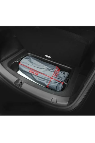 Tesla Model Y İçin Araç İçi Şişme Yatak Ve Yastık Seti + Pompalı