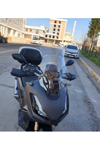 Motocam Honda Adv 350 Ön Cam 2023-2026 Model 60cm Şeffaf Renkli 4mm Orta Boylu