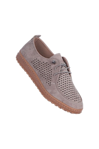 Ayakcenter Ayzen 1050 Vizon Kadın Loafer Ayakkabı Vizyon
