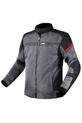Ls2 Riva Siyah-gri-kırmızı Motosiklet Montu