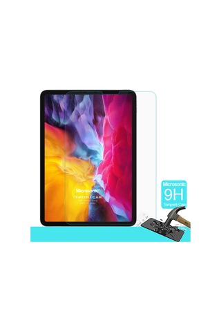 Microsonic iPad Uyumlu Pro 11 Uyumlu`` 2022 4. Nesil (A2759-A2435-A2761-A2762) Temperli Cam Ekran Koruyucu